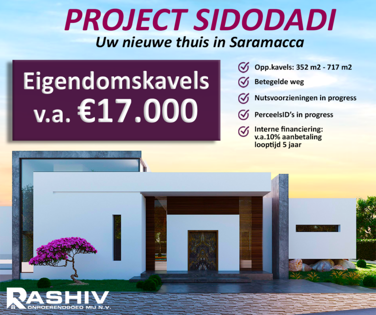 Add tbv website project Sidodadi te Saramacca.